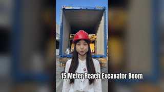 View Max Dig Depth 15410 Mm Q345B Q690D Excavator Long Boom With 600 Mm Track Shoe Width Demo