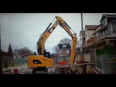 Excavator extened arm