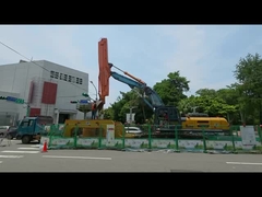 12M telescopic slidng arm use to three section excavator arm