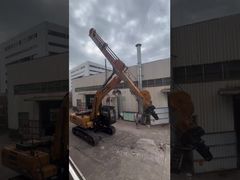 View 30 Ton Clamshell Excavator Telescopic Arm For Long Reach With BS900 Board CE Certified Demo