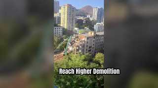 High Reach Demolition Boom Working Condition