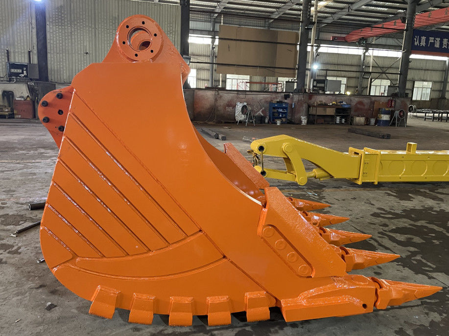 2.5 cmb Excavator Rock Bucket Q355B Material For Hitachi ZX870
