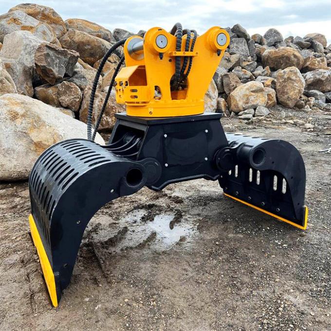 Excavator Demolition Sorting Grab , Rotating Engcon Sorting Bucket